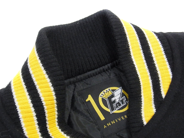 実際に弊社で買取させて頂いたFAT/エフエーティー 10TH 袖レザーメルトンスタジャン/TITCHの画像 5枚目