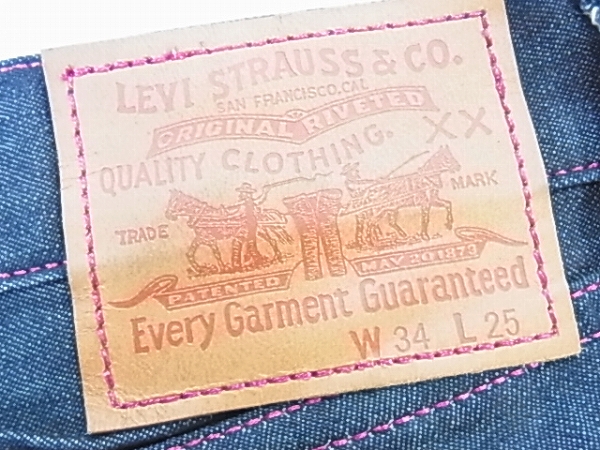 実際に弊社で買取させて頂いたLevi's Fenom/リーバイス・フェノム デニムパンツ 紺桃 W34の画像 2枚目