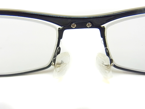 実際に弊社で買取させて頂いたレスザンヒューマン Robert.M 度入り メガネフレーム ブラックの画像 3枚目
