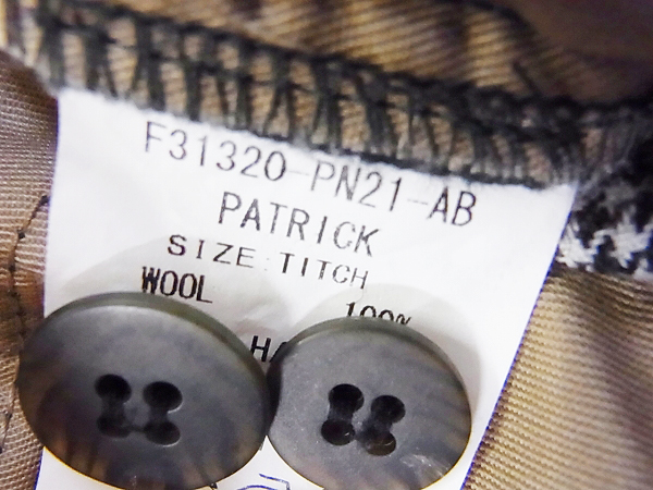 実際に弊社で買取させて頂いたFAT/エフエーティー ボタンフライ チェックパンツ TITCH/Mの画像 3枚目