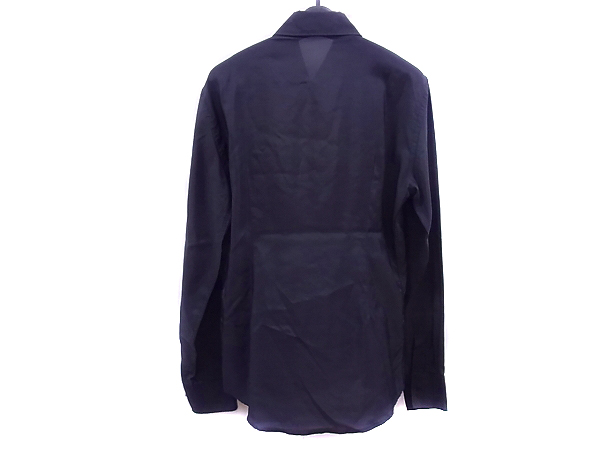実際に弊社で買取させて頂いたCoSTUME NATIONAL/コスチューム ナショナル シャツ黒 85574/44の画像 1枚目
