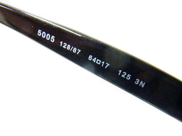 実際に弊社で買取させて頂いたBVLGARI/ブルガリ ティアドロップ サングラス ブラック BV5005の画像 6枚目