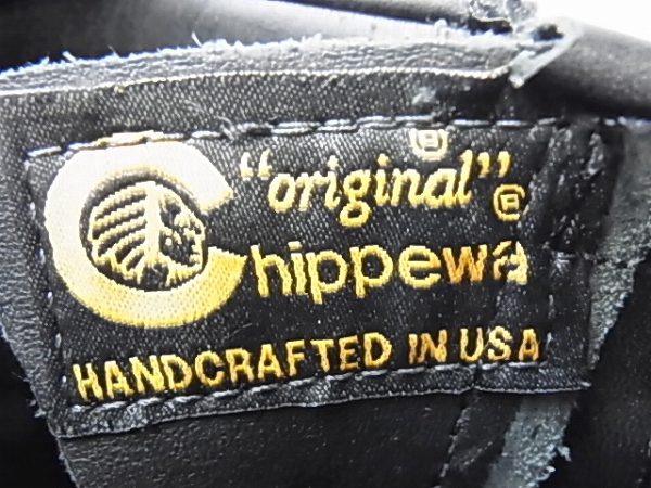 実際に弊社で買取させて頂いたCHIPPEWA/チペワ レザー スチールトゥ エンジニアブーツ/US9.5Eの画像 6枚目