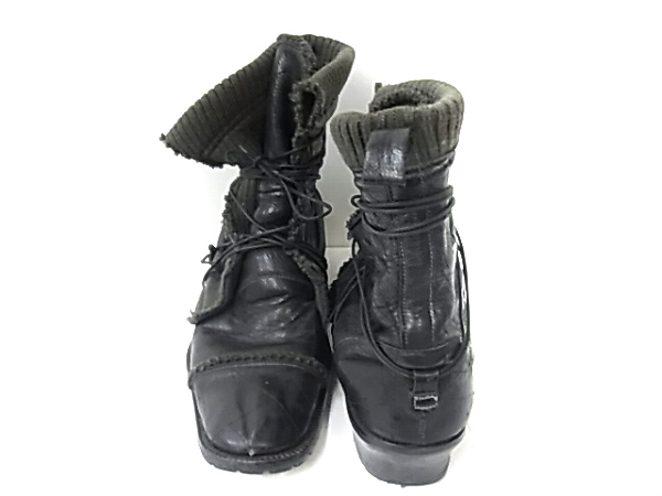 実際に弊社で買取させて頂いたアルフレッドバニスター レザー レイヤードブーツ ブラック 42の画像 1枚目