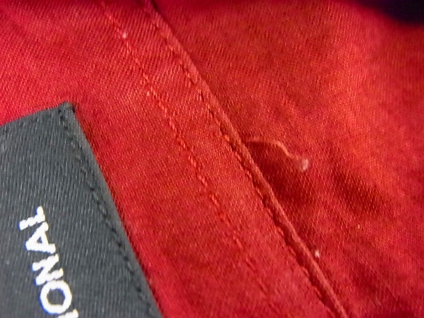 実際に弊社で買取させて頂いたCoSTUME NATIONAL/コスチュームナショナル 長袖シャツ 赤/44の画像 5枚目