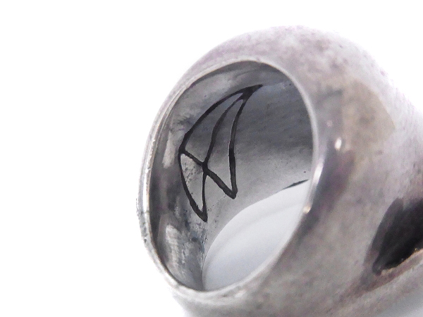 実際に弊社で買取させて頂いたCRAZY PIG/クレイジーピッグ キースリングSV925 指輪/14号の画像 4枚目