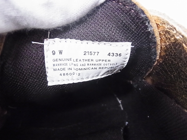 実際に弊社で買取させて頂いたドレスキャンプ×ティンバーランド デッキシューズ 21577/9wの画像 6枚目