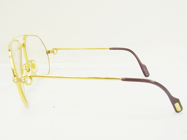 実際に弊社で買取させて頂いたCartier／カルティエ メガネフレーム/度入り ティアドロップの画像 1枚目