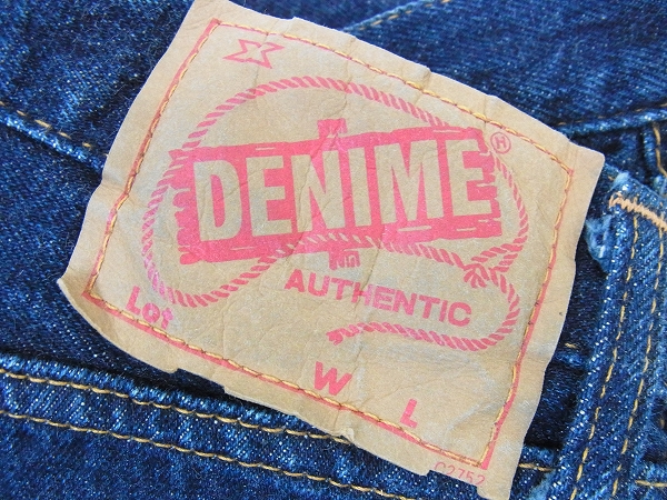 実際に弊社で買取させて頂いたDenime/ドゥニーム ボタンフライ仕様ストレートデニムパンツ/31の画像 3枚目