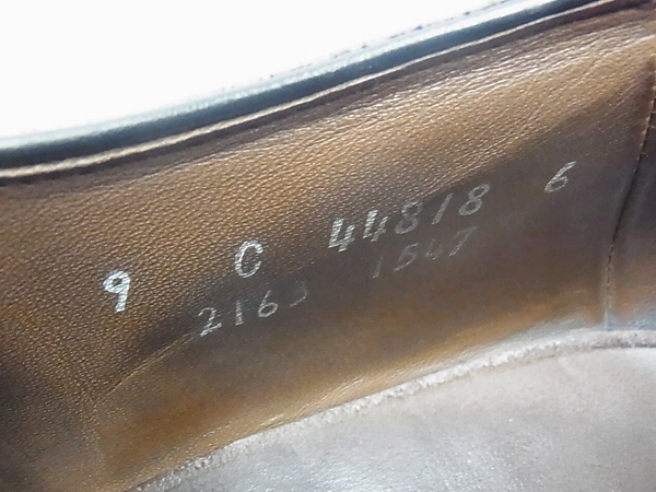 実際に弊社で買取させて頂いたAllen Edmonds/アレンエドモンズ Walton Uチップシューズ/9の画像 7枚目