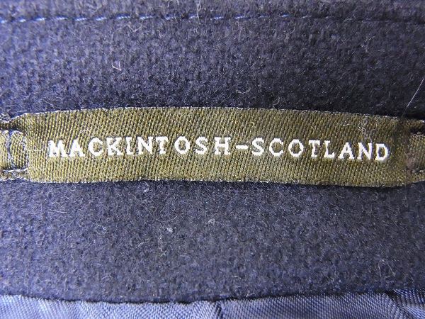 実際に弊社で買取させて頂いたMACKINTOSH/マッキントッシュ ダブルロングPコート/ネイビー/36の画像 3枚目