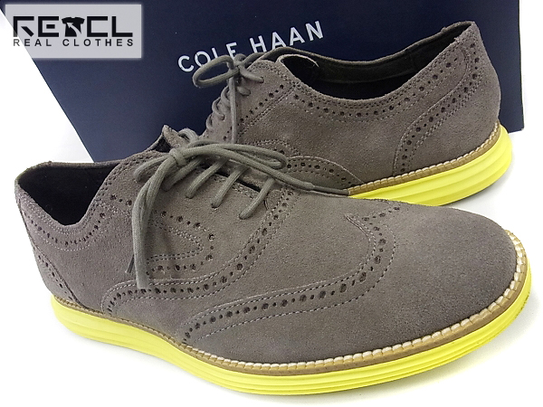 実際に弊社で買取させて頂いたCOLE HAAN/コールハーン LUNARGRAND WINGTIP C21131 灰系/8