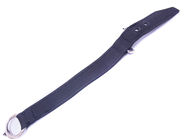 実際に弊社で買取させて頂いたDEAL DESIGN/ディールデザイン レザーブレスレット スカル 黒の画像 3枚目