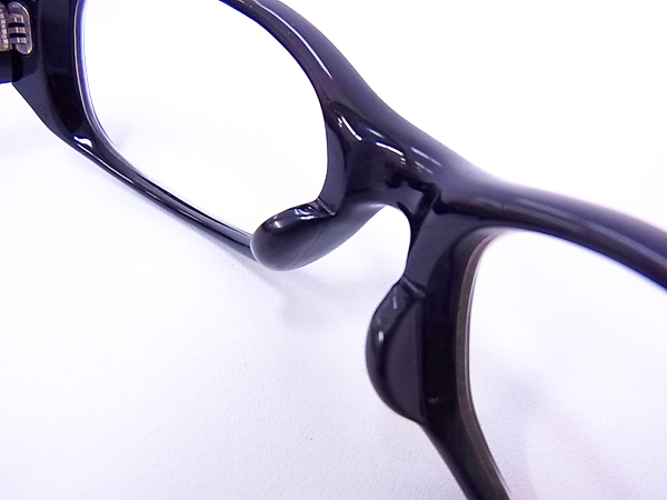 実際に弊社で買取させて頂いたspec espace 西野正美 手仕事 ES-8031 黒縁めがね/フレームの画像 5枚目