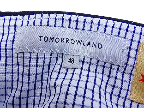 実際に弊社で買取させて頂いたTOMORROWLAND×CARLO BARBERA パンツ グラフチェック柄/48の画像 3枚目