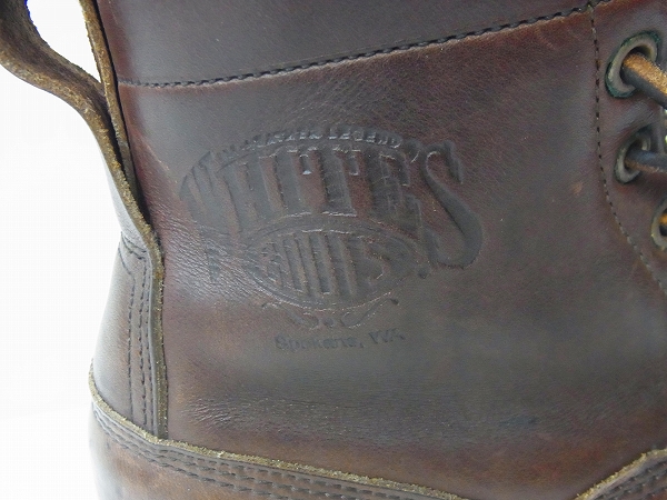 実際に弊社で買取させて頂いたWHITE'S BOOTS/ホワイツブーツ レースアップシューズ 茶/7Eの画像 5枚目