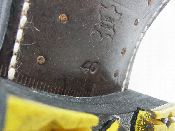 実際に弊社で買取させて頂いたアルフレッドバニスター ボアコンバットブーツ hyde/40の画像 6枚目