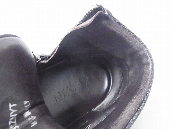 実際に弊社で買取させて頂いたLANVIN/ランバン サイドジップ ハイカットスニーカー/9の画像 6枚目