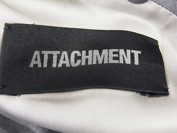 実際に弊社で買取させて頂いたATTACHMENT/アタッチメント 1Bジャケット グレー SAMPLE/3の画像 2枚目