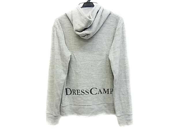 実際に弊社で買取させて頂いたドレスキャンプ バックロゴ起毛フーディーパーカー グレー/44の画像 1枚目