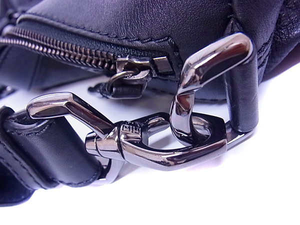 実際に弊社で買取させて頂いたGIVENCHY/ジバンシィ ナイチンゲールバッグ 羊革 ブラックの画像 5枚目