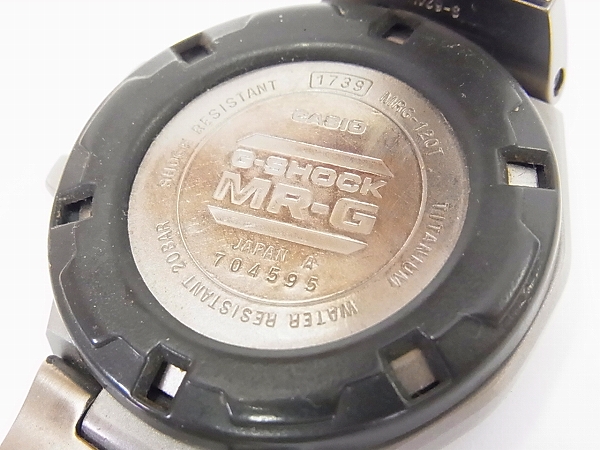 実際に弊社で買取させて頂いたG-SHOCK/Gショック MR-G/アナログ フルメタル MRG-120T-1Aの画像 5枚目