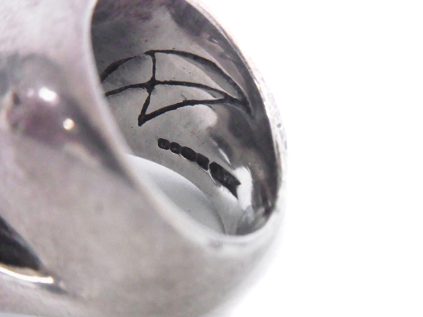 実際に弊社で買取させて頂いたCRAZY PIG/クレイジーピッグ キースリングSV925 指輪/14号の画像 5枚目