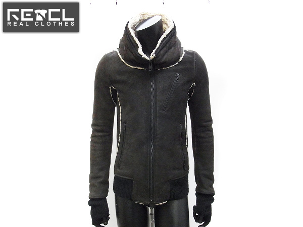 実際に弊社で買取させて頂いたLGB/ルグランブルー 13AW BONO-17 カウレザーボアブルゾン/1