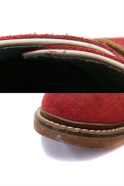 実際に弊社で買取させて頂いたunline by alfredoBANNISTER プレーントゥスウェードシューズ 40の画像 8枚目