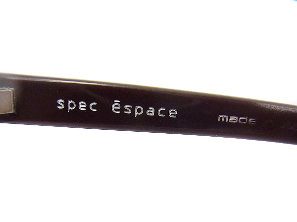 実際に弊社で買取させて頂いたspec espace/スペックエスパス 眼鏡/メガネフレーム  ES-5043の画像 4枚目