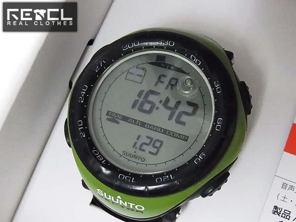 実際に弊社で買取させて頂いたSUUNTO/スント Vector/ベクターライムグリーン/SS010600M00