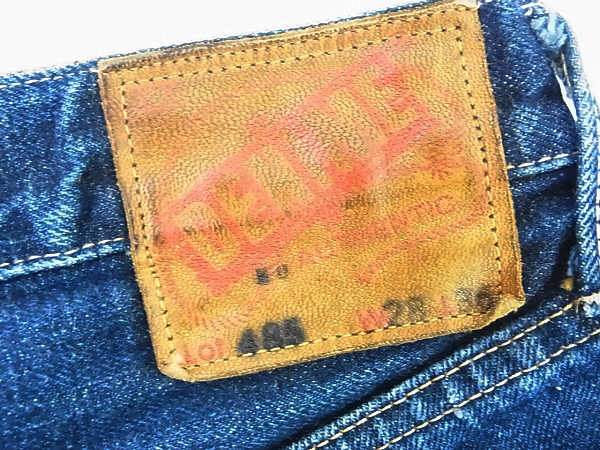 実際に弊社で買取させて頂いたDENIME/ドゥニーム ボタンフライ ストレートデニム Lot485/28の画像 2枚目