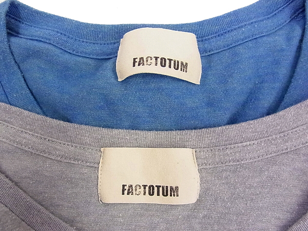 実際に弊社で買取させて頂いたファクトタム、フェノメノン、A.P.C. 半袖Tシャツ 5点セットの画像 3枚目
