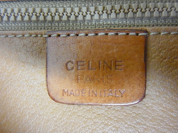 実際に弊社で買取させて頂いたCELINE/セリーヌ マカダムミニショルダーバッグ ブラウンの画像 6枚目