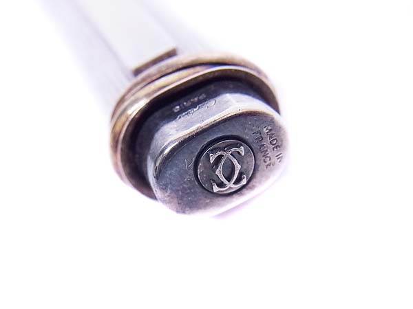 実際に弊社で買取させて頂いたCartier/カルティエ シルバー 楕円形 万年筆 インク付きの画像 6枚目