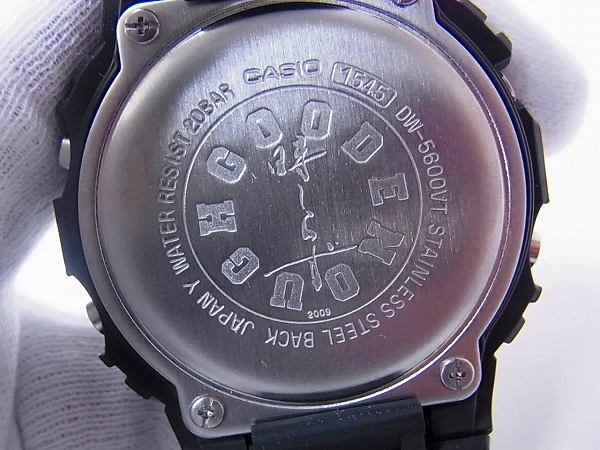 実際に弊社で買取させて頂いたG-ショック×グッドイナフ Gショック 限定 ブラック/DW-5600E-1の画像 5枚目