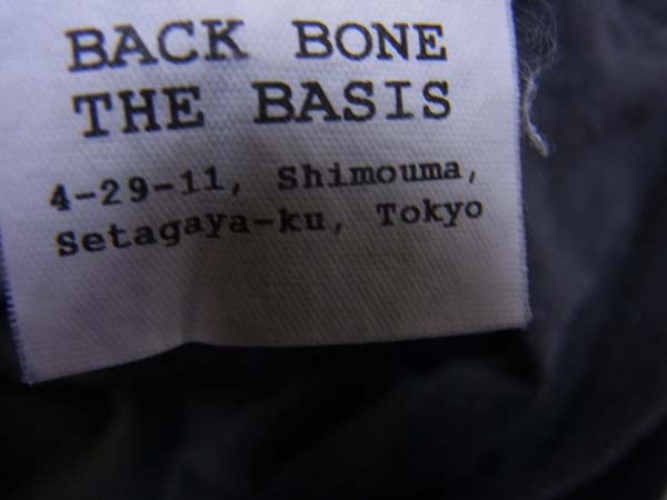 実際に弊社で買取させて頂いたBACK BONE/バックボーン 06SS 半袖イーグルTシャツ グレー/Lの画像 5枚目