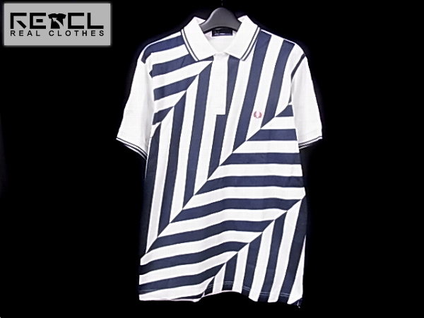 実際に弊社で買取させて頂いたFRED PERRY/フレッドペリー ストライプ/ボーダーポロシャツ/L