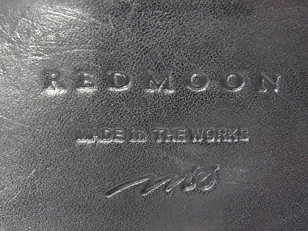 実際に弊社で買取させて頂いたRED MOON/レッドムーン ウォレット/二つ折り財布 ブラックの画像 4枚目