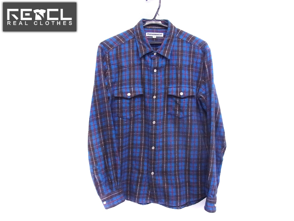 実際に弊社で買取させて頂いたGOODENOUGH/グッドイナフ リゾネイト 長袖チェックシャツ/M
