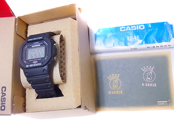 実際に弊社で買取させて頂いたG-ショック×グッドイナフ Gショック 限定 ブラック/DW-5600E-1の画像 6枚目
