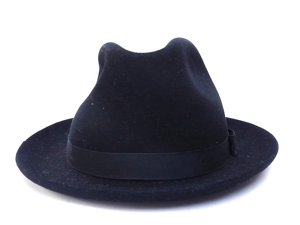 実際に弊社で買取させて頂いたCA4LA/カシラ CHRISTYS 中折れフェルト/ラビットファーハットの画像 1枚目