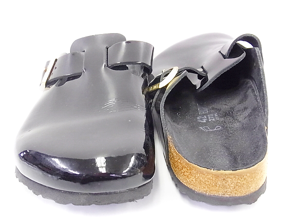実際に弊社で買取させて頂いたBIRKENSTOCK/ビルケンシュトック レザー サンダル 黒/27.0の画像 1枚目