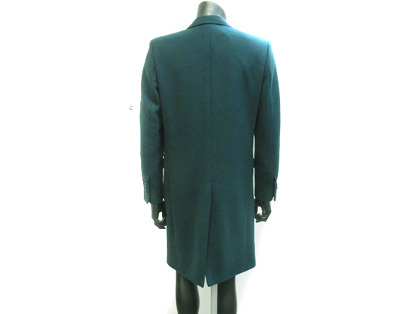 実際に弊社で買取させて頂いたLITHIUM HOMME/リチウムオム 比翼ウールチェスターコート/46の画像 2枚目