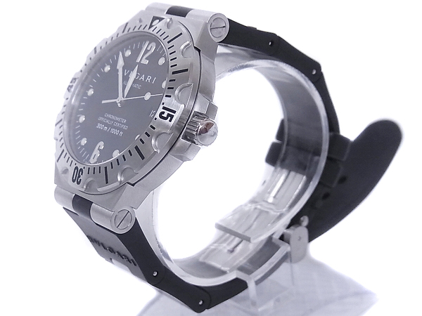 実際に弊社で買取させて頂いたBVLGARI/ブルガリ ディアゴノ スクーバ 自動巻き 腕時計 SD40Sの画像 2枚目