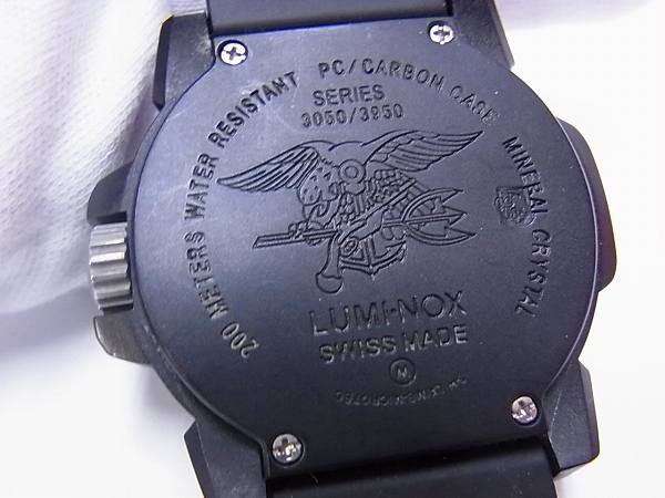実際に弊社で買取させて頂いたルミノックス ブラックアウト/ダイブウォッチ/3050/3950の画像 6枚目