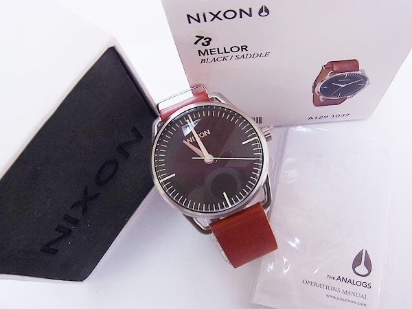 実際に弊社で買取させて頂いたNIXON/ニクソン 腕時計 本革レザー MELLOR/メロー A129-1037の画像 4枚目