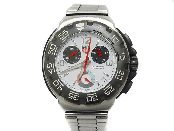 実際に弊社で買取させて頂いたTAG HEUER/タグホイヤー フォーミュラ1 クロノ ダイバー CAC111の画像 2枚目