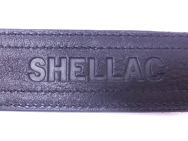 実際に弊社で買取させて頂いたSHELLAC/シェラック レザーベルト ピン式バックル 牛革の画像 1枚目