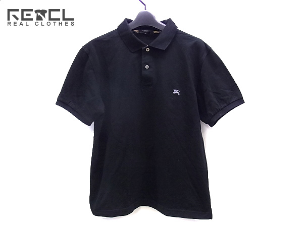 実際に弊社で買取させて頂いたBURBERRY LONDON/バーバリーロンドン ポロシャツ ブラック/L